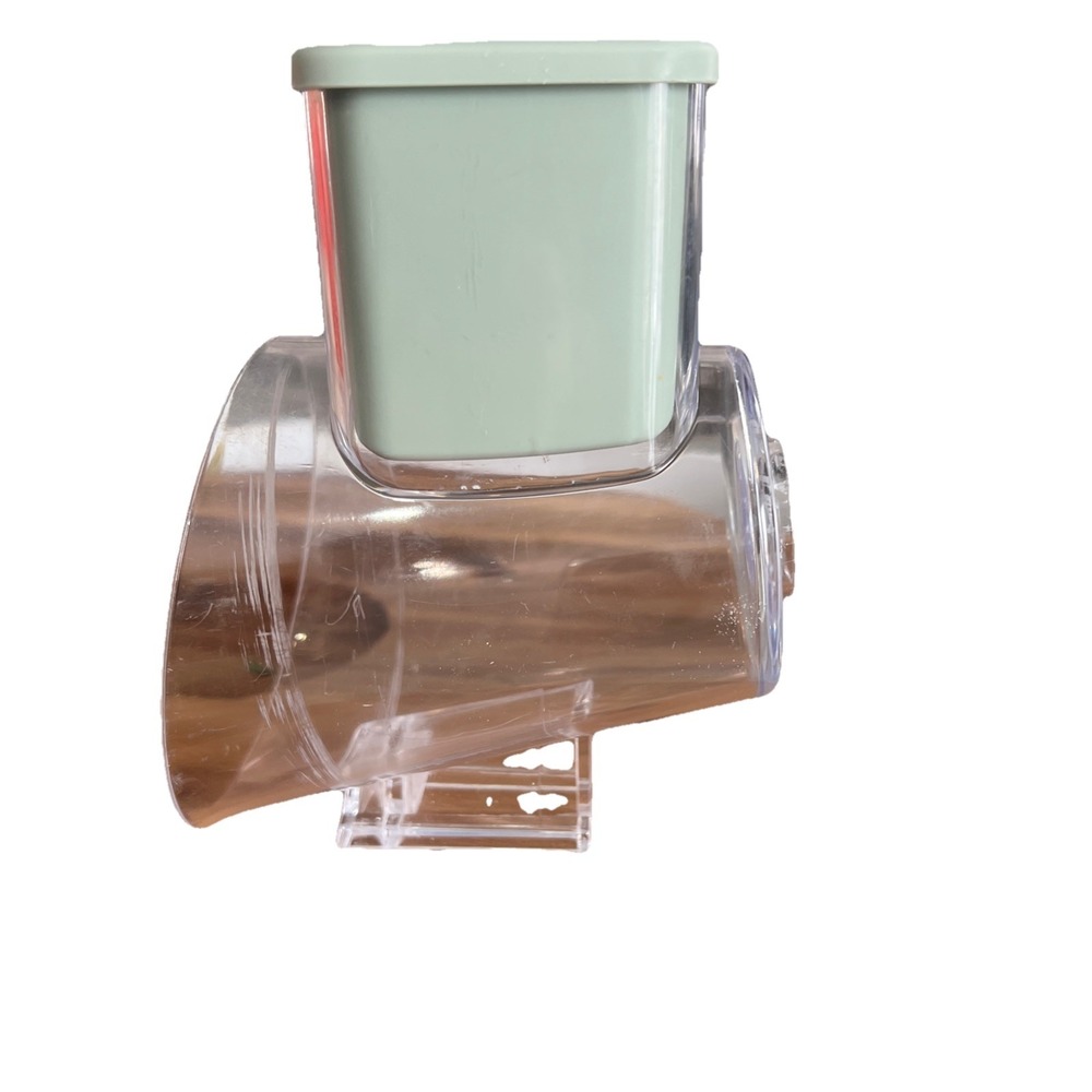 Zulay Kitchen Rotary Cheese Grater Green Replacement Hopper Bin Part Only Sage